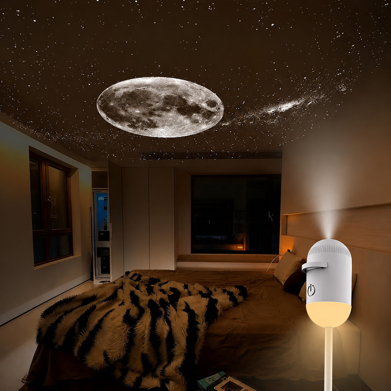 Lunavora mini projector and night light